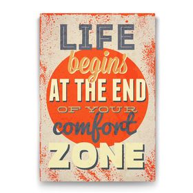 Tabloshop Life Begins 70x100 cm Tablo
