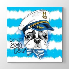 Tabloshop Lucky Sailor 40x40cm Tablo