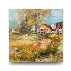 Tabloshop Manzara Çiftlik 80x80 cm Tablo