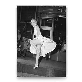 Tabloshop Marilyn Monroe Etek 60x90 cm Tablo
