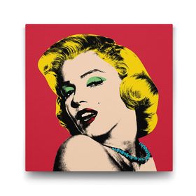 Tabloshop Marilyn Monroe Popy 90x90 cm Tablo