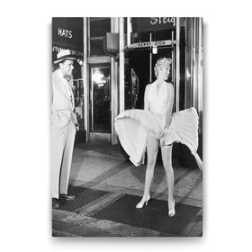 Tabloshop Marilyn Monroe ve Etek 50x75 cm Tablo