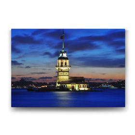Tabloshop Mavi Kız Kulesi 140x100 cm Tablo