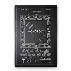 Tabloshop Monopoly Patent 40x60 cm Tablo