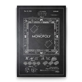 Tabloshop Monopoly Patent 80x125 cm Tablo