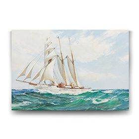 Tabloshop Montague Dawson A Sunny Morning 60x40 cm Tablo