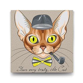 Tabloshop Mr. Cat 70x70 cm Tablo