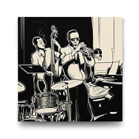 Tabloshop Müzik Grubu 70x70 cm Tablo