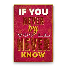 Tabloshop Never Know 50x75 cm Tablo