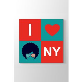 Tabloshop New York'u Seviyorum 80x80 cm Tablo