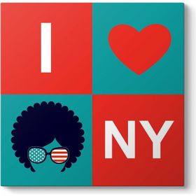 Tabloshop New York'u Seviyorum 90x90 cm Tablo