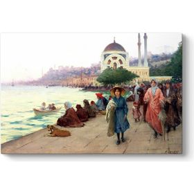 Tabloshop Ortaköy Sahili 60x40 cm Tablo