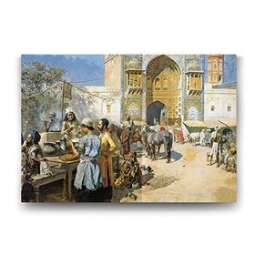 Tabloshop Oryantal Bazar 45x30 cm Tablo