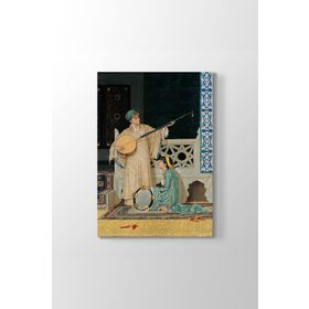 Tabloshop Osman Hamdi Bey İki Müzisyen Kadın 30x45 cm Tablo