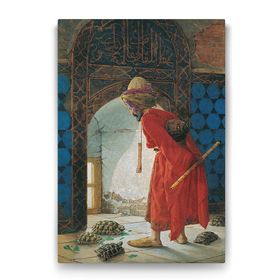 Tabloshop Osman Hamdi Bey Kaplumbağa Terbiyecisi 30x45 cm Tablo