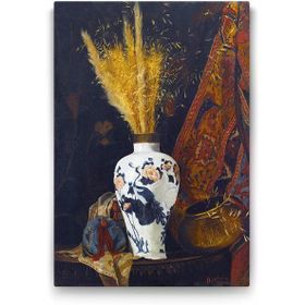 Tabloshop Osman Hamdi Bey Vazoda Çiçekler 100x140 cm Tablo