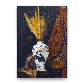 Tabloshop Osman Hamdi Bey Vazoda Çiçekler 100x140 cm Tablo