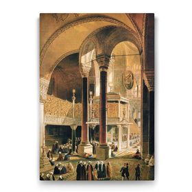 Tabloshop Osmanlı Zamanında Ayasofya 100x140 cm Tablo