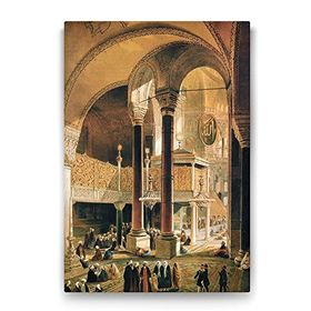 Tabloshop Osmanlı Zamanında Ayasofya 40x60 cm Tablo