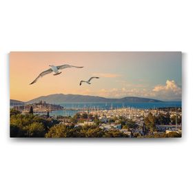 Tabloshop Panorama Bodrum Kalesi 140x70 cm Tablo