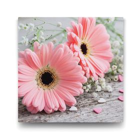 Tabloshop Pembe Gerbera Çiçeği 70x70 cm Tablo