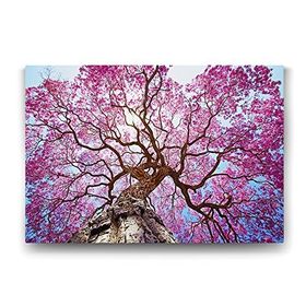 Tabloshop Pembe Lapaku Ağacı 140x100 cm Tablo