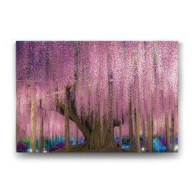 TabloShop -Pembe Wisteria Ağacı 125x80 cm Tablo