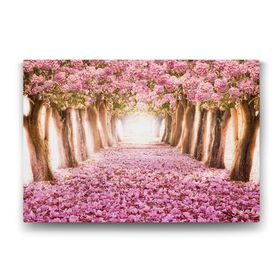 Tabloshop Pempe Çiçekli Ağaçlar 100x70 cm Tablo