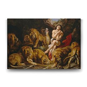 Tabloshop Peter Paul Rubens Lions 45x30 cm Tablo