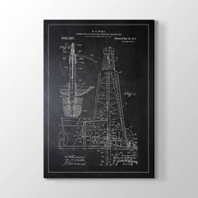 Tabloshop Petrol Sondaj Patenti 100x140 cm Tablo