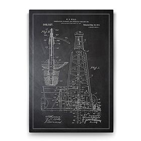 Tabloshop Petrol Sondaj Patenti 100x140 cm Tablo