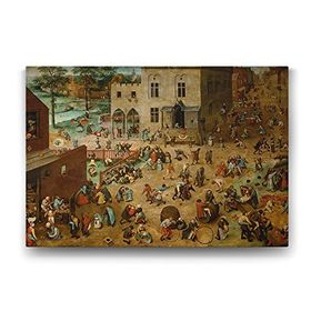 Tabloshop Pieter Brueghel Children's Games 45x30 cm Tablo
