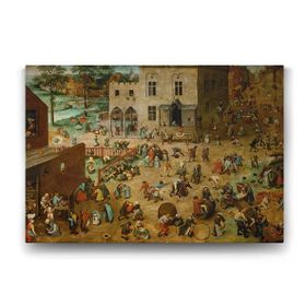 Tabloshop Pieter Brueghel Children's Games 75x50 cm Tablo