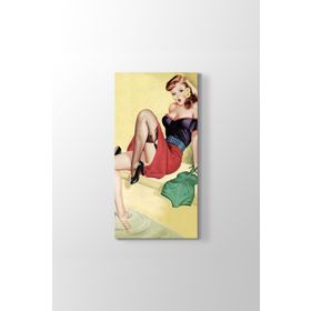 Tabloshop Pin Up Girl Havuz 50x75 cm Tablo