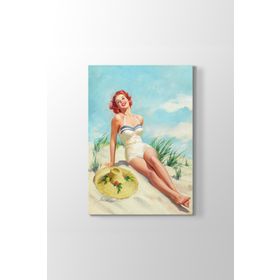 Tabloshop Pin Up Girl Kumsal 40x60 cm Tablo