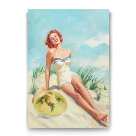 Tabloshop Pin Up Girl Kumsal 40x60 cm Tablo