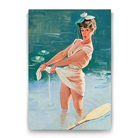 Tabloshop Pin Up Lotus 80x125 cm Tablo
