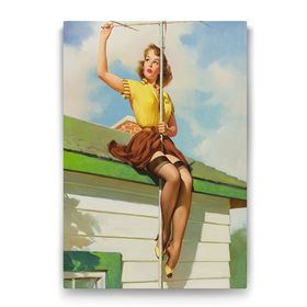 Tabloshop Pin Up Wind Rose 100x140 cm Tablo