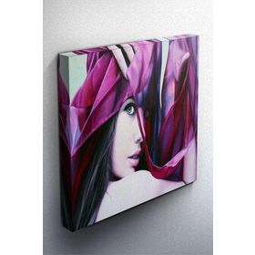 Tabloshop Pink Detail Kanvas Tablo