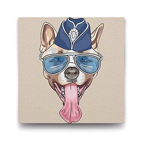 Tabloshop Pitbull Popart 70x70 cm Tablo