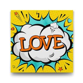 Tabloshop Popart Love 50x50 cm Tablo