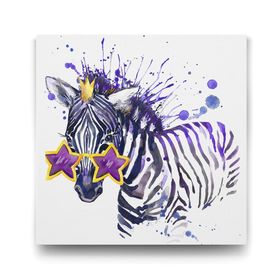 Tabloshop Queen Zebra 40x40 cm Tablo