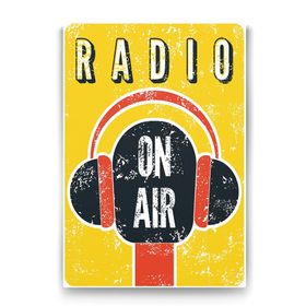 Tabloshop Radio On Air 40x60 cm Tablo