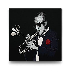 Tabloshop Ray Charles Vektörel 100x100 cm Tablo