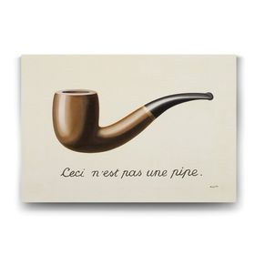 Tabloshop Rene Magritte Pipo 100x70 cm Tablo