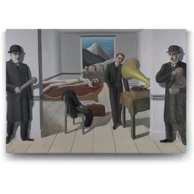 Tabloshop Rene Magritte The Menaced Assassin 125x80 cm Tablo