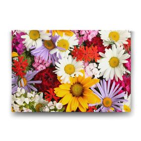 Tabloshop Rengarenk Çiçekler 125x80 cm Tablo