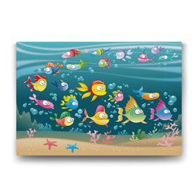Tabloshop Renkli Balıklar 60x40 cm Tablo
