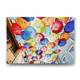 Tabloshop Renkli Şemsiyeler 60x40 cm Tablo