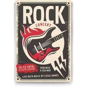 Tabloshop Rock Konseri Afiş 40x60 cm Tablo